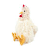 Picture of Best Pet Supplies Chicken Crinkle Plush Dog Toys for Interactive Play, Puppy and Senior Indoor Play, Colorful Chicken Toy Shape, Cute and Cuddly - Crinkle Chicken (Beige)