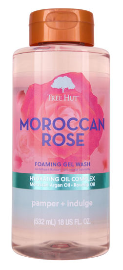 Picture of Tree Hut Moroccan Rose Nourishing & Moisturizing Foaming Gel Wash, 18 oz., Hydrating