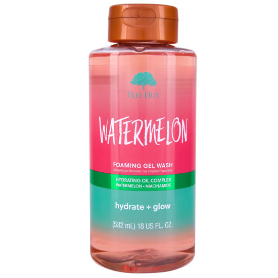 Picture of Tree Hut Watermelon Nourishing, Moisturizing & Hydrating Foaming Gel Wash, 18 oz.