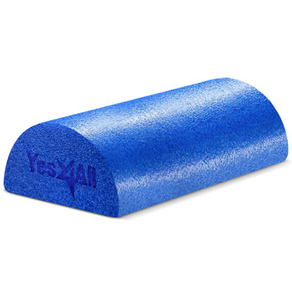 Picture of Yes4All Soft-Density Half PE Foam Roller 12 inch for Tissue and Muscle Massage, Back, Legs