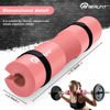 Picture of NEALFIT Barbell Pad Squat Pad for Squats-Squat Bar Pad-Great for Weightlifting,Lunges and Hip Thrusts-Foam Sponge Pad-Fit Standard and Olympic Bars Perfectly (Light Pink)