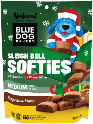 Picture of Blue Dog Bakery Sleigh Bell Softies, Gingerbread Flavor, 10 Ounces