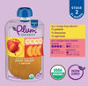 Picture of Plum Organics Stage 2 Organic Baby Food - Peach, Banana, and Apricot - 4 oz Pouch (Pack of 6) - Organic Fruit and Vegetable Baby Food Pouch