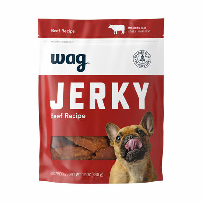 Picture of Amazon Brand - Wag Soft & Tender American Jerky Dog Treats - Beef Recipe (12 oz)