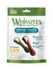 Picture of Whimzees Brushzees Dental Dog Treats for Medium Dogs (25-40 lbs), Bag of 7 Chews, Vegetable