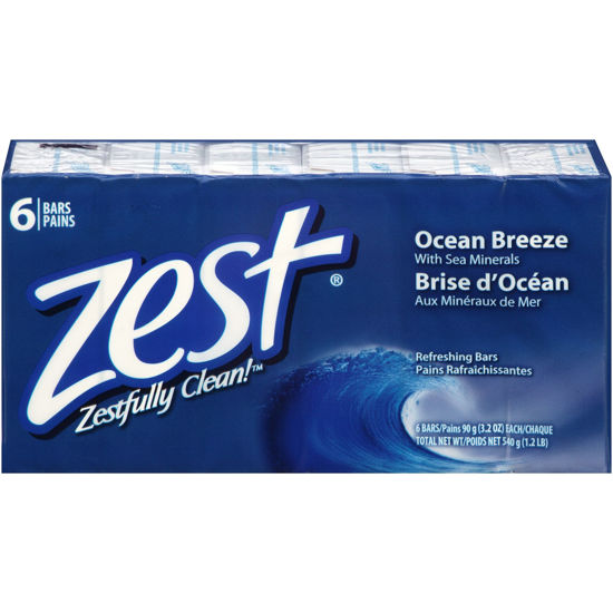 Picture of Zest Bath Bar, Ocean Breeze - 3.2 Ounce (Pack of 6)