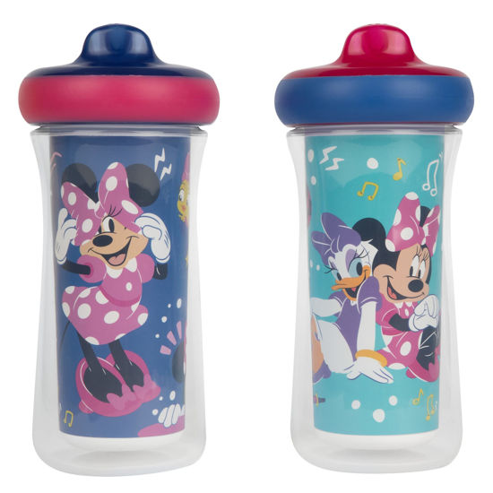 Picture of The First Years Disney Minnie Mouse Insulated Sippy Cups - Insulated Toddler Cups with Bite-Resistant Hard Spout - 9 Ounces - 2 Count