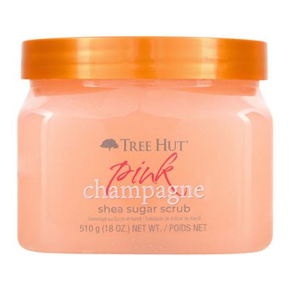 Picture of Tree Hut Pink Champagne Shea Sugar Scrub, 18 oz., Ultra Hydrating and Exfoliating Scrub for Nourishing Essential Body Care