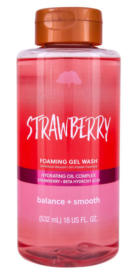 Picture of Tree Hut Strawberry Balance & Smooth Foaming Gel Wash, 18 oz