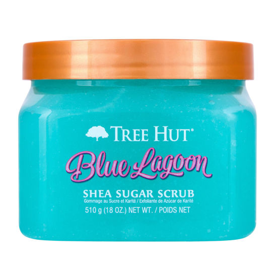 Picture of Tree Hut Blue Lagoon Shea Sugar Scrub, 18 oz, Ultra Hydrating and Exfoliating Scrub for Nourishing Essential Body Care