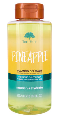 Picture of Tree Hut Pineapple Hydrating & Moisturizing Foaming Gel Wash, 18 oz.