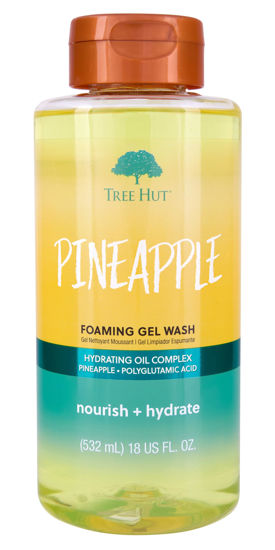 Picture of Tree Hut Pineapple Hydrating & Moisturizing Foaming Gel Wash, 18 oz.