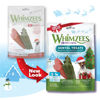 Picture of Whimzees by Wellness Holiday Natural Dental Chews for Dogs, Long Lasting Treats, Grain-Free, Freshens Breath, Small Breed, 12 Count