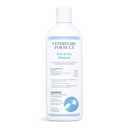 Picture of Veterinary Formula Flea and Tick Shampoo for Dogs and Cats, 16 oz