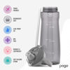 Picture of Pogo BPA-Free Tritan Plastic Water Bottle with Soft Straw, 32 Oz, Grey