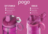 Picture of Pogo BPA-Free Tritan Plastic Water Bottle with Soft Straw, 32 Oz, Fuchsia