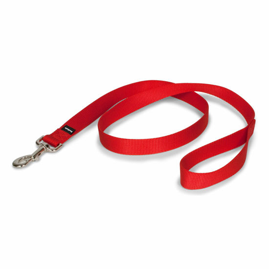 Picture of PetSafe Nylon Dog Leash - Strong, Durable, Traditional Style Leash with Easy to Use Bolt Snap - 1" x 4', Red