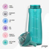 Picture of Pogo BPA-Free Tritan Plastic Water Bottle with Soft Straw, 32 Oz, Teal