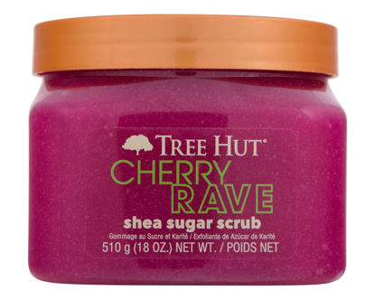 Picture of Tree Hut Cherry Rave Shea Sugar Scrub, 18 oz, Ultra Hydrating and Exfoliating Scrub for Nourishing Essential Body Care