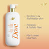 Picture of Dove Exfoliating Body Wash Glow Recharge Energizes & illuminates skin 3% brightening serum with vitamin C 18.5 oz