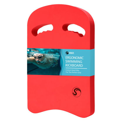 Picture of Sunlite Sports Swimming Kickboard with Ergonomic Grip Handles, One Size Fits All, for Children and Adults, Pool Training Swimming Aid, for Beginner and Advanced Swimmers