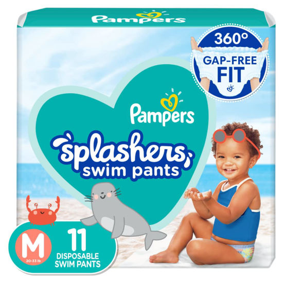 Picture of pampers splashers swim diapers medium 11 ct