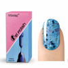 Picture of Vishine Soak Off UV LED Gel Polish Lacquer Nail Art Manicure Varnish Clear with Colorful Sequins 1957