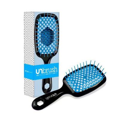 Picture of Unbrush Detangling Brush, UNbrush Wet & Dry Vented Detangling Hair Brush, Anti-static Hairbrush, Nylon Bristle Great for All Hair Types - Long Thick Curly, Scalp Massage Brush-BU1