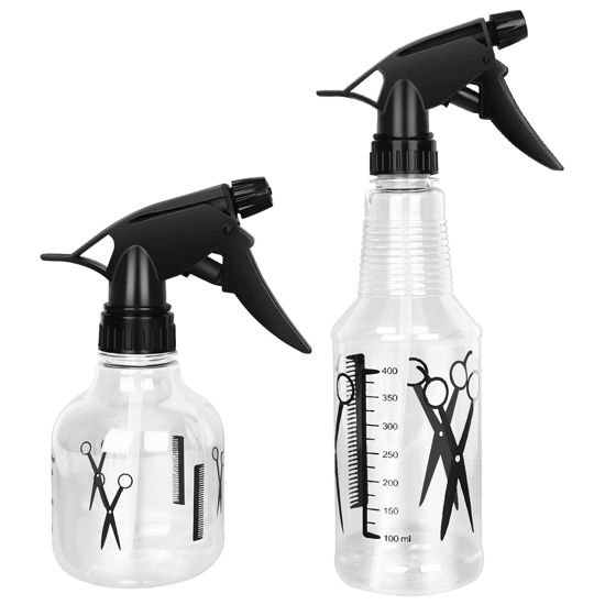 Picture of Avenoir Mister Spray Bottle, 250ml & 500ml Adjustable Spray Storage Container for Hair, Plant and Home Cleaning