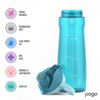 Picture of Pogo BPA-Free Plastic Water Bottle with Chug Lid, Blue Atoll, 32 oz.