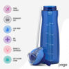 Picture of Pogo BPA-Free Tritan Plastic Water Bottle with Soft Straw, 40 Oz, Blue