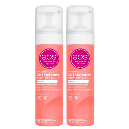 Picture of eos Shea Better Shaving Cream- Pink Citrus, Women's Shave Cream, Skin Care, 7 Fl Oz (Pack of 2)