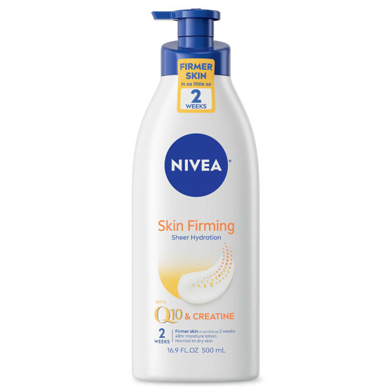 Picture of NIVEA Skin Firming Hydrating Body Lotion - With Q10 For Normal Skin - 16.9 fl. oz. Pump Bottle