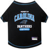 Picture of Pets First PET SHIRT for Dogs & Cats - NFL CAROLINA PANTHERS Dog T-Shirt, Small. - Cutest Pet Tee Shirt for the real sporty pup