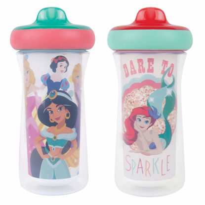 Picture of The First Years Disney Princess Kids Insulated Sippy Cups - Dishwasher Safe Spill Proof Toddler Cups - Ages 12 Months and Up - 9 Ounces - 2 Count