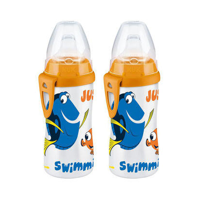 Picture of NUK Finding Dory Active Cup 10oz, 2 Count (Pack of 1) - BPA Free, Spill Proof Sippy Cup