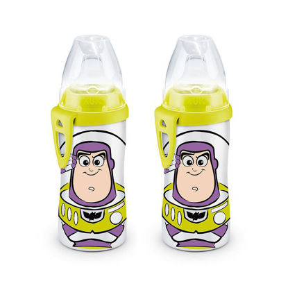 Picture of NUK Buzz Lightyear Active Cup, 10 Oz, 2-Pack - BPA Free, Spill Proof Sippy Cup