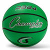 Picture of Champion Sports Rubber Intermediate Basketball, Heavy Duty - Pro-Style Basketballs, Premium Basketball Equipment, Indoor Outdoor - Sports Education Supplies (Size 6, Green) , 28.5" Diameter