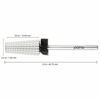 Picture of PANA 3/32" Shank 5-in-1 Nail Carbide Bit - (Triple Coarse - Extra Coarse Grit, Silver) - Two Way Rotate use for Both Left and Right Handed Fast remove Acrylic or Hard Gel Machine