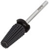 Picture of PANA 3/32" Shank 5-in-1 Nail Carbide Bit - (Triple Coarse - Extra Coarse Grit, DLC Black) - Two Way Rotate use for Both Left and Right Handed Fast remove Acrylic or Hard Gel Machine