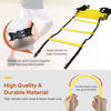 Picture of GHB Pro Agility Ladder Agility Training Ladder Speed 12 Rung 20ft with Carrying Bag