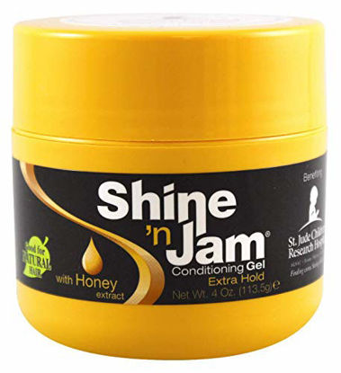 Picture of Shine N Jam Conditioning Gel Extra Hold 4 Ounce, (2 Pack)