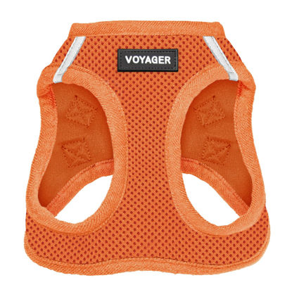 Picture of Voyager Step-in Air Dog Harness - All Weather Mesh Step in Vest Harness for Small and Medium Dogs and Cats by Best Pet Supplies - Harness (Orange), L (Chest: 18-20.5")