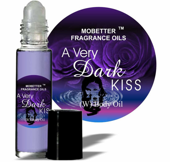 Picture of A Very Dark Kiss Perfume Fragrance Body Oil for Women by Mobetter Fragrance Oils