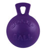 Picture of Jolly Pets Tug-n-Toss Heavy Duty Dog Toy Ball with Handle, 4.5 Inches/Small, Purple