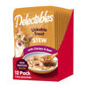 Picture of Hartz Delectables Non-Seafood Stew Lickable Wet Cat Treats, Chicken & Beef, 1.4 Ounce (Pack of 12)