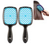 Picture of Unbrush Detangling Brush,Detangling Brush,Detangling Hair Brush Detangler Brush For All Hair Types (2pcs-Blue)