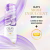 Picture of Olay Indulgent Moisture Body Wash for Women, Infused with Vitamin B3, Notes of Elderberry and Almond Cream Scent, 20 fl oz