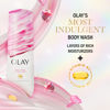 Picture of Olay Indulgent Moisture Body Wash for Women, Infused with Vitamin B3, 24hr Moisture, Notes of Rose and Cherry Creme Scent, 20 fl oz