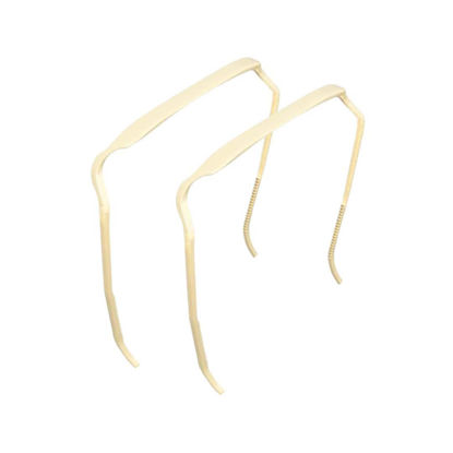 Picture of Usoway Curly Thick Hair Headband, Invisible Hair Hoop, Curly Thick Hair Large Headband, Curly Thick Hair Headband Hand, Hairstyle Fixing Tool for Curly Hair,For Thick Hair (Beige)